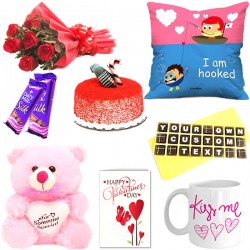 gifts arrangement for valentine week